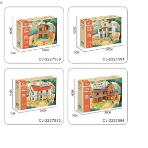 Mini ciment <span class=keywords><strong>maison</strong></span> bricolage Kit bricolage jardin Villa assembler à la main modèle jouer Creativediy <span class=keywords><strong>Miniature</strong></span> <span class=keywords><strong>maison</strong></span> Kit <span class=keywords><strong>Construction</strong></span> - Product Image 5
