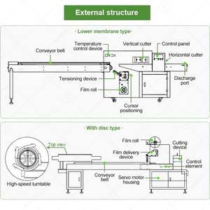 Máquina Automática Multifuncional para Empacar, Sellar y Envolver Almohadas con Plástico para Bolsas, Sobres y Películas de Grado Alimenticio - Product Image 4