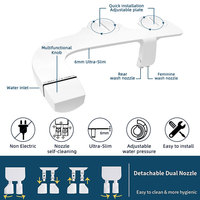 Aquatown Ultra Slim Bidet Toilet Attachment Sprayer Shattaf Cold Water Muslim Hygienic Rinse Easy Install Wholesale
