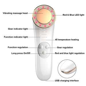 جهاز تدليك الوجه المحمول باليد بأسلوب جديد ، جهاز تدليك الوجه بشحن USB ، أداة كهربائية - Product Image 2