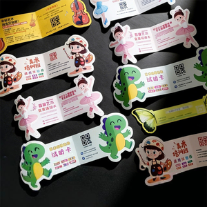 Cartes de visite personnalisées découpées à la forme, flyers promotionnels, mini-cartes pliables, coupons NFC pour rétroviseur de voiture - Product Image 4