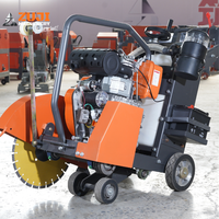 Coupe-asphalte ZUJI à faible coût d'entretien, 1 an de garantie, avec moteur à essence, profondeur de coupe pour béton, pour projets de construction Q500