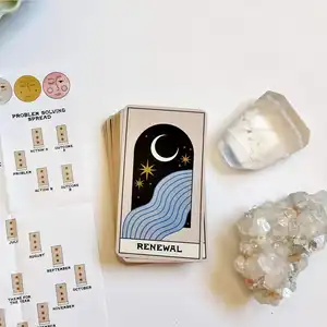 Custom Wholesale Printing Mental Health Mood Deck Feeling Tarot Card Affirmation Cards And Oracles