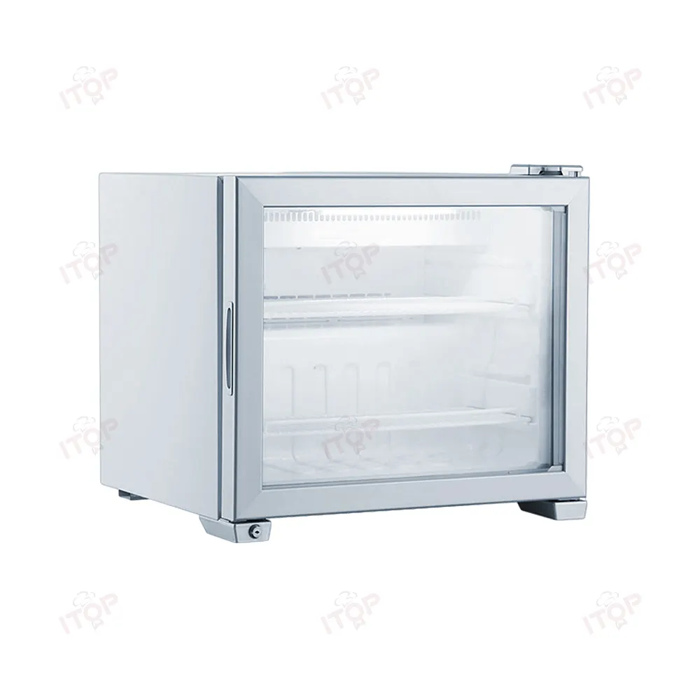 Preço por atacado Novo Design Moderno Mini Bar 55L Transparente Porta Cooler Mini Geladeira Fredge Frigorífico