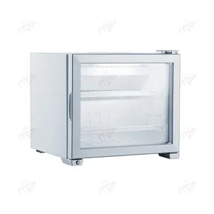 Prezzo all'ingrosso nuovo Design moderno Mini Bar 55L porta trasparente refrigeratore Mini frigo frigo frigo