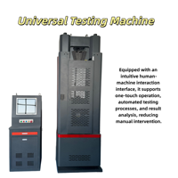 Máquina de Ensayo Universal Hidráulica de Seis Columnas y Doble Espacio ISO ASTM CE WE-100/300/600/1000KN para Pruebas de Tracción de Acero