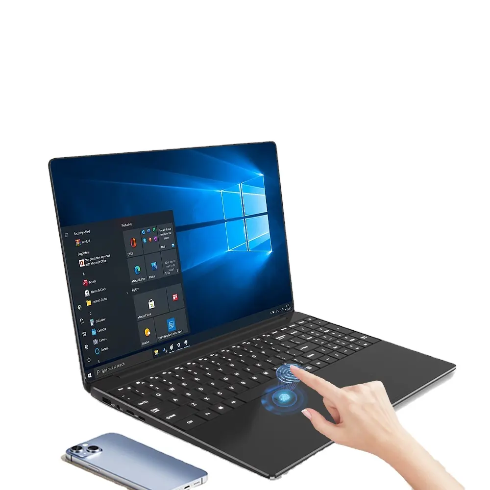 लैपटॉप शॉपिंग लैपटॉप कंप्यूटर पीसी लैपटॉप टेबल G10 15.6 इंच Intel N5095 1920*1080 IPS RAM 8 16 32 DDR4 हार्ड ड्राइव 512 वाईफाई