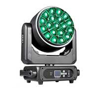 19DK 19x40W RGBW 4-en-1 Projecteur mobile Bee Eye 4-60 °   Projecteur de scène mobile Zoom DMX512 pour discothèque, bar, concert
