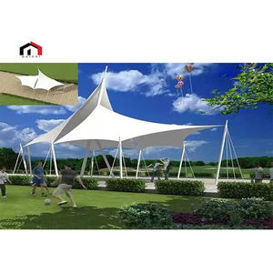 Estructura de Membrana de Gran Vano Prefabricada para Exteriores de Alta Calidad en PVDF/PVC - Product Image 3