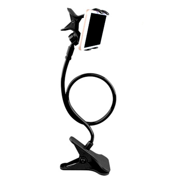 Gooseneck Cell Phone Holder Flexible Long Arm 360 Degree Rotating Lazy Phone Holder for Office Desk Bed Couch Kitchen