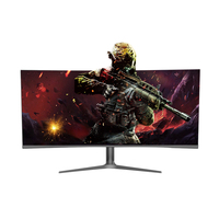 Factory-Direct 34 Inch Desktop Computer Monitors LCD LED Curved Screen 3440*1440 4K UHD Ultra Wide Gaming PC Monitor