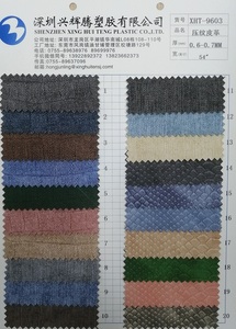 0,6-0,7mm Jeans en relieve <span class=keywords><strong>polipiel</strong></span> PU tela de cuero de imitación para hacer Diy bolsos prendas lazos manualidades Material decoraciones - Product Image 6