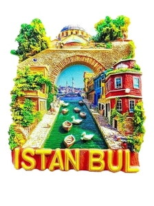 Magnete 3D per Frigorifero di <span class=keywords><strong>Istanbul</strong></span>, Turchia, Europa, Asia, <span class=keywords><strong>Souvenir</strong></span> Turistico, Adesivi Magnetici per Frigorifero, Regalo da Collezione di Viaggio - Product Image 5