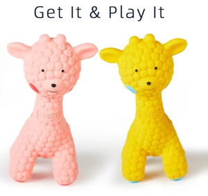 Sheep Design Latex <b>Pet</b> <b>Toy</b> Dog <b>Interactive</b> Molar Bite Resistant <b>Pet</b> Squeaky Dogs Molar Teeth Cleaning <b>Toy</b> - Product Image 1