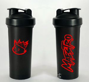 Bottiglia Shaker Nera Senza BPA con Stampa su Entrambi i Lati per Esercizio, Palestra, Fitness, Sport, Allenamento, Borraccia per Proteine - Product Image 2