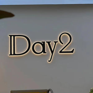 Enseigne lumineuse en acrylique 3D à <span class=keywords><strong>LED</strong></span> pour logo de marque d'entreprise, enseigne commerciale, lettres lumineuses, lumière <span class=keywords><strong>LED</strong></span> personnalisée, enseigne lumineuse 3D - Product Image 4