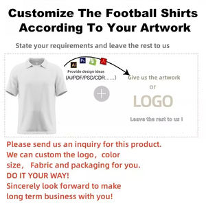 <span class=keywords><strong>Camiseta</strong></span> de fútbol transpirable con logotipo estampado personalizado tela de malla <span class=keywords><strong>camiseta</strong></span> de fútbol retro de <span class=keywords><strong>España</strong></span> con cuello camisetas de polo de punto para hombre - Product Image 3