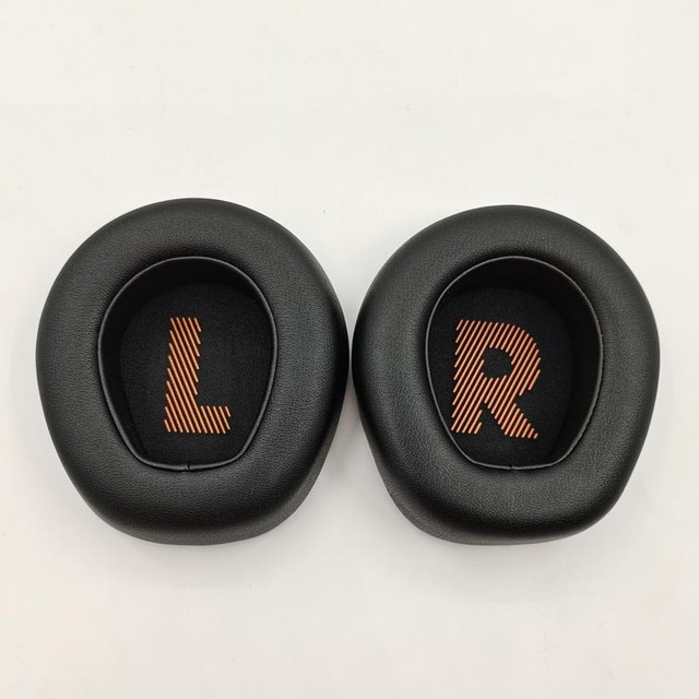Comfortable Straps L/R Text Logo Faux Leather Headphone Covers Ear Pads Compatible with for QUANTUM100 Q200 Q300 Q400 Q600 Q800