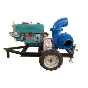 Pompe à eau centrifuge agricole de haute qualité, entraînée par un moteur diesel, pour l'irrigation des eaux de surface - Product Image 3