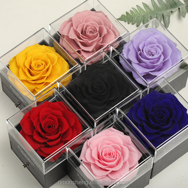 Caja de joyería roja y amarilla - 002