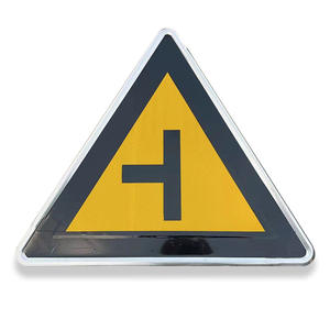 مثلث تخصيص مقبول علامة تحذير حركة المرور محرك بطيء بعناية علامة عاكسة علامات السلامة على الطرق - Product Image 1