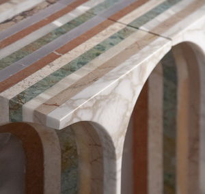 Đá tự nhiên tùy chỉnh phòng khách đồ nội thất <span class=keywords><strong>sofa</strong></span> bảng thiết kế dài lối vào hiện đại đá cẩm thạch giao diện điều khiển Bảng - Product Image 5