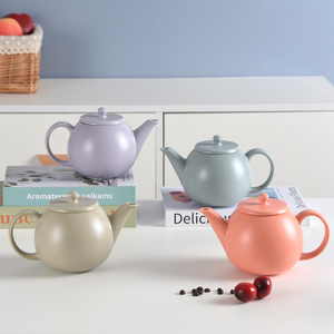 High Quality Nordic Creative Tea Pots <strong>Chinese</strong> Mini Custom Porcelain Ceramic <strong>Teapot</strong> <strong>Set</strong> with Infuser - Product Image 4