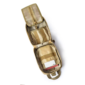 ערכת עזרה ראשונה יוניסקס נייד להתאמה אישית תיק פוליאסטר מותאם אישית רוכסן מים עבור טיפולים רפואיים חירום טקטיים - Product Image 5