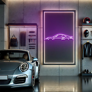 Tienda personalizada logotipo de la empresa idea de diseño led iluminación up signo coche shopsignage Decoración LED neón signo para su decoración de la pared - Product Image 1