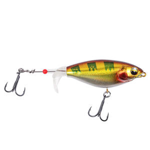 Leurre de pêche pour la basse, leurre plopping avec queue rotative flottante pour la basse, la truite, leurre de surface pour l'eau douce et l'eau salée - Product Image 6