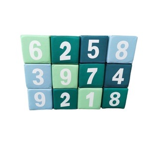 Ensemble de jouets doux <span class=keywords><strong>mousse</strong></span> bébé plancher clôture rose équipement pour enfants aire de jeux intérieure fête jouet Cubes - Product Image 2