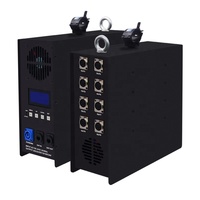 Contrôleur DMX RGB RGBW pour DJ avec alimentation intégrée 8 ports DC24V, design unique, contrôleur LED Artnet pour les événements de scène, les clubs, les fêtes
