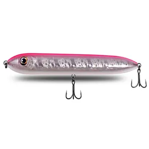 165mm/95g 210mm/110g WTD yüzer kalem lure yapay yüzen yem topwater deniz bas pike sert vücut balıkçılık cazibesi