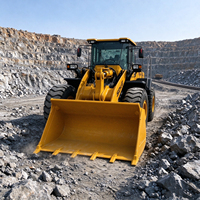 Chargeuse sur pneus 5,5 tonnes SDLG L956HL, chargeuse frontale hydraulique articulée diesel pour travaux de construction dans les carrières de sable en Chine