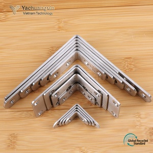 Stainless Steel Flat <b>Corner</b> <b>Bracket</b> Connector <b>for</b> Construction Hardware - Product Image 3