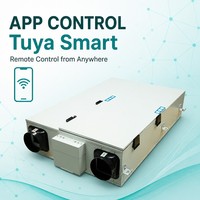 ERV con 83% de Recuperación de Calor y Precalentamiento Eléctrico PTC para Climas Fríos de -25°C, Descongelación Inteligente, Ventilación de Aire Fresco en Invierno