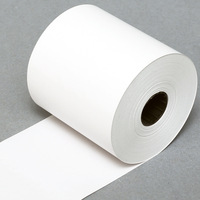 Rouleaux de papier thermique premium 57x40mm 80x80mm pour les terminaux de point de vente, les guichets automatiques et les caisses enregistreuses