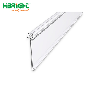 Customized Length PVC Shelf Edge Label Holder Strips for Wood Shelves and Metal Racks - Product Image 4