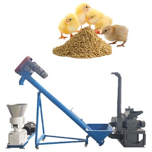 Máquina de molino de pellets de troquel plano de 220V de alta calidad, nueva condición, alta productividad para aves de corral, vaca, pollo, planta de fabricación de alimentos - Product Image 4