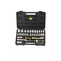 Kits de réparation de machines de 37 pièces - Ensemble complet d'outils de maintenance électrique et de quincaillerie domestique dans une boîte à outils