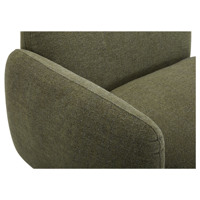 Canapé convertible gonflable vert forêt Moab, ensemble modulaire avec pieds en plastique, matériau en tissu, design moderne pour hôtel/centre commercial/salon