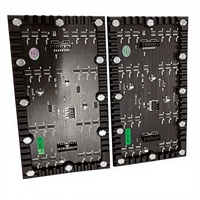 Module d'affichage LED flexible, écran incurvé intérieur, luminosité 1500 cd, 160 °   Support mural pour écran couleur argent