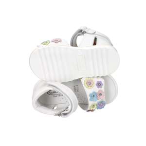 Balducci Girls' Sandal White Pink 1.5 Cm Heel Size 23 <b>Flat</b> Sandals - Product Image 6