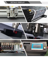 Agente buscado cierre de caja logotipo personalizado Paquete de caja de regalo magnética CNC troquelado máquina cortadora Digital Plotter con herramienta de plegado plegable