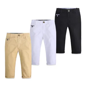 Hot Selle Autumn Comfortable Individuality Baby Boy Clothes 1-14 Years Old Slim Fit Chino Pants Children's Trousers