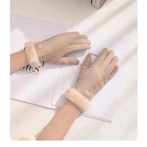 Mode femmes écran tactile gants coupe-vent hiver vêtements chauds conduite course gants de plein air - Product Image 2