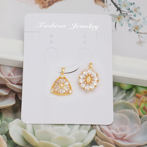 JXX JDZ-157 24K מצופה זהב נחושת סגסוגת/פליז קריסטל תליון קסמי ארוך שרשרת + מעורב סיני קסם תליון - Product Image 2