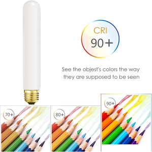 <span class=keywords><strong>Ampoule</strong></span> à <span class=keywords><strong>Tube</strong></span> T10 Style Rétro <span class=keywords><strong>Vintage</strong></span> 220V E27 EdisonTube Longue <span class=keywords><strong>Ampoule</strong></span> en Verre Dépoli T30-185mm pour Alimentation Résidentielle DC/AC E26 - Product Image 4