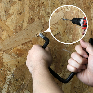 Échelle en acier robuste pour cintre d'outil de chaise de vélo Crochet à vis de <span class=keywords><strong>garage</strong></span> fourni en usine Étagères de <span class=keywords><strong>garage</strong></span> - Product Image 6