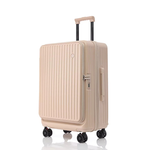 Front Opening <b>Suitcase</b> Multifunction Luggage Case Universal Wheels Boarding Travel Bag Durable Case RTS Bulk Mixed Order - Product Image 2